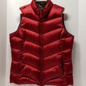 Eddie Bauer Red Goose Down Vest